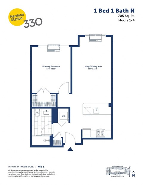 this floor plan is an approximation of a 1 bed 1 bath floor plan
